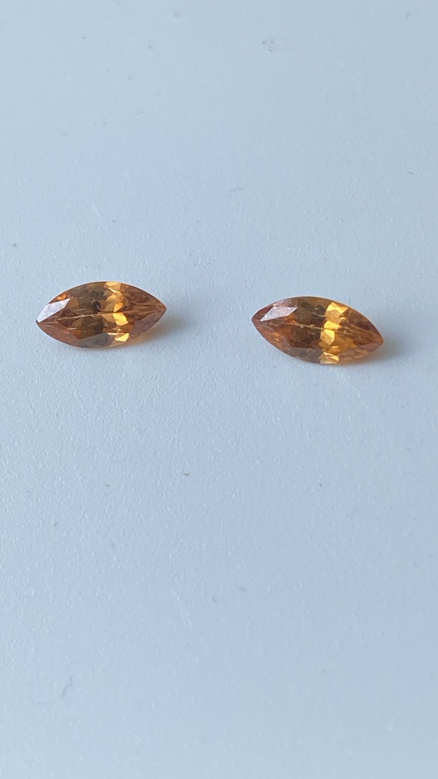 Zircon Rare Identical Pair 2.96 Cts.