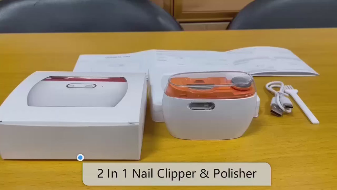 Electric Nail Clipper Two-In-One Rechargeable