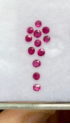 Ruby Red Color - Special Set of 12 Exquisite Pieces