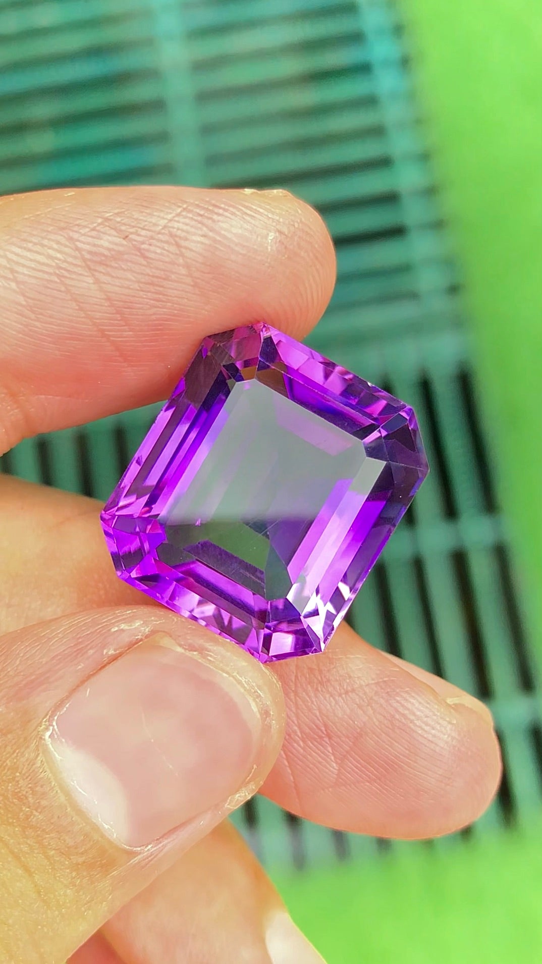 Amethyst: 32.20 Carat Blue Hue BRAZIL