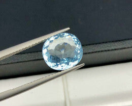 Aquamarine Blue Gemstone - 2.35 cts of Radiant Tranquility