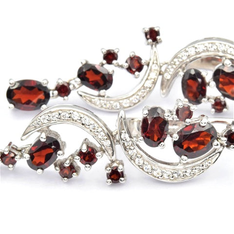 Garnet Earring