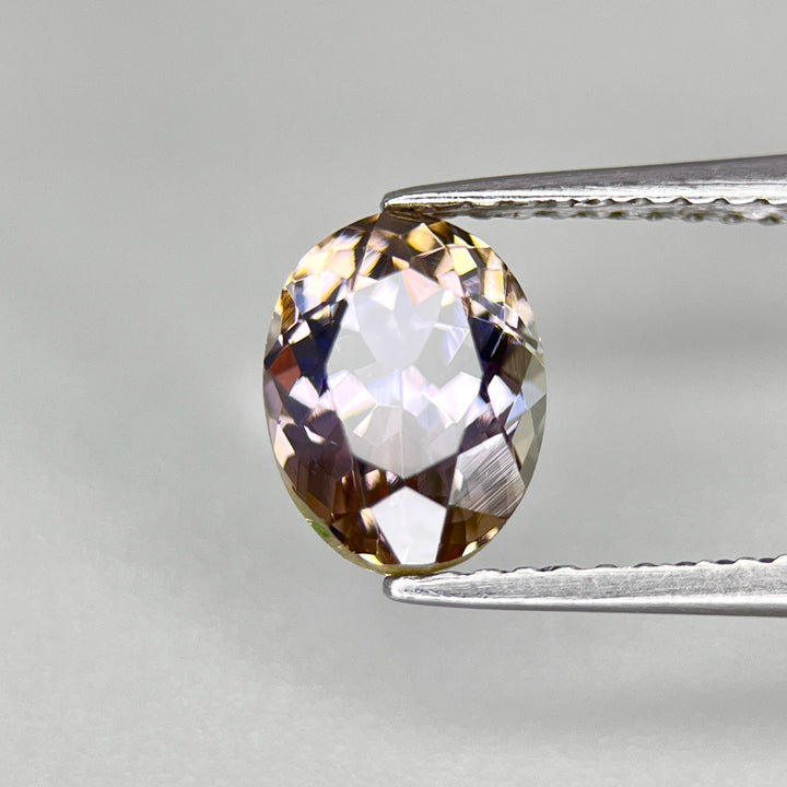 Tanzanite Natural Unheated Yellow Purple color 1.85 CTS.
