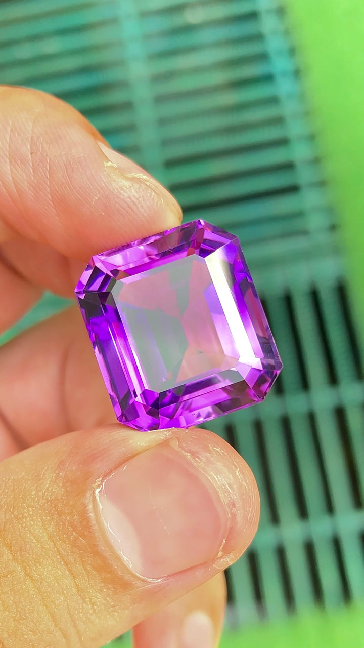 Amethyst: 32.20 Carat Blue Hue BRAZIL