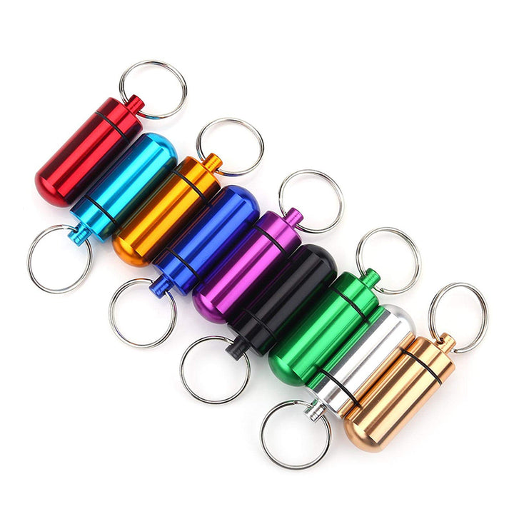 Friendly Pill Container Keychain