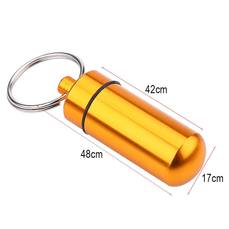 Friendly Pill Container Keychain