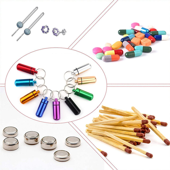 Friendly Pill Container Keychain
