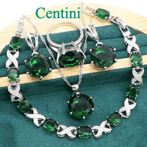 Captivating Tsavorite Green Emerald Color Round Gemstone Set in Sterling Silver Jewelry