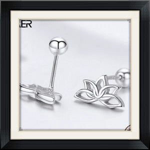 Silver Stud Earrings-Creative Design