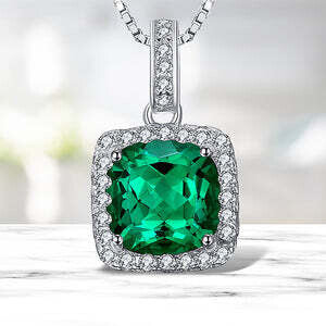 Tourmaline  Pendant-Brilliant Green Tourmaline Pendant