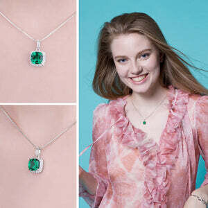 Tourmaline  Pendant-Brilliant Green Tourmaline Pendant