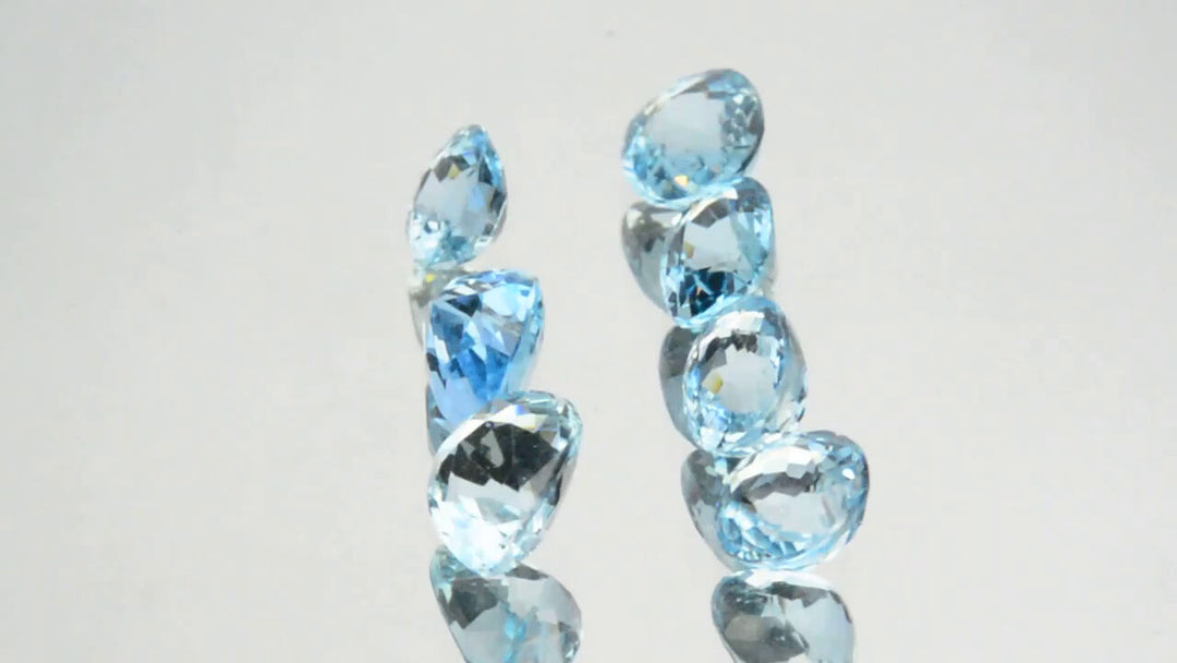 Aquamarine Blue Gemstone - 8.11 cts