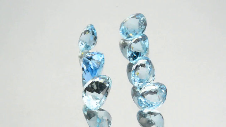 Aquamarine Blue Gemstone - 8.11 cts