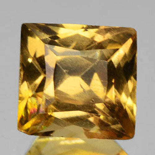 Hessonite Square Cut