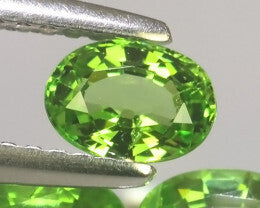 Tsavorite Green Color - Rare 0.15 ct Natural Tsavorite Gem