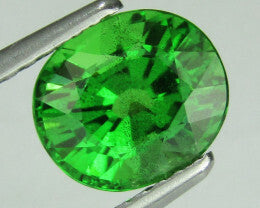 Tsavorite Green Color - Rare 0.15 ct Natural Tsavorite Gem