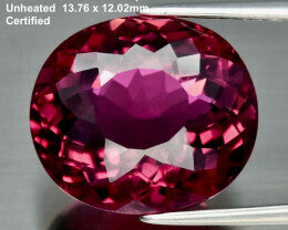 Red Tourmaline Round Cut