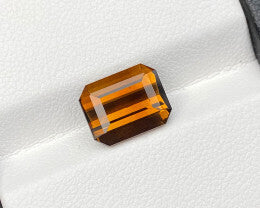 Brown Tourmaline - 1.53 ct VVS Clarity Faceted Gemstone