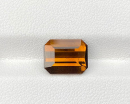 Brown Tourmaline - 1.53 ct VVS Clarity Faceted Gemstone