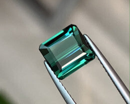 Tourmaline Pendant - 2.62 ct Octagonal Faceted Tourmaline