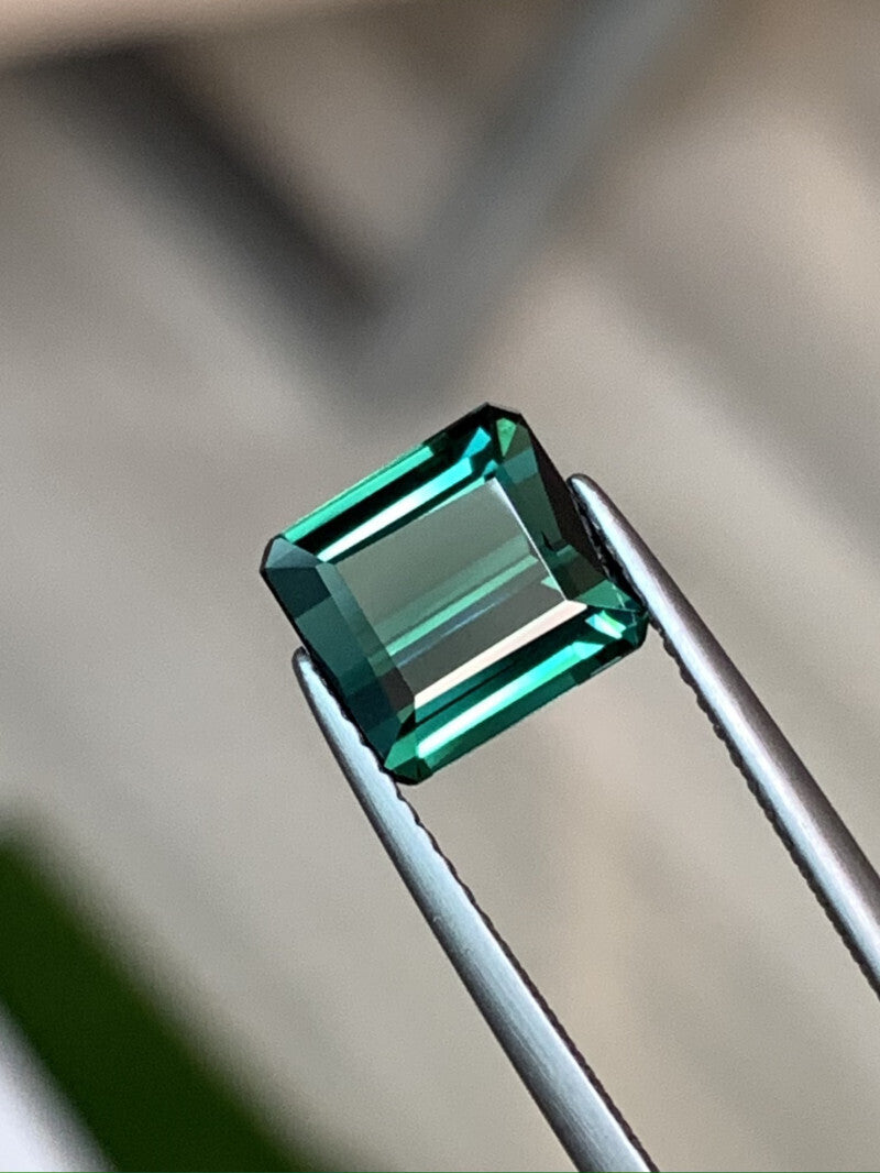 Tourmaline Pendant - 2.62 ct Octagonal Faceted Tourmaline
